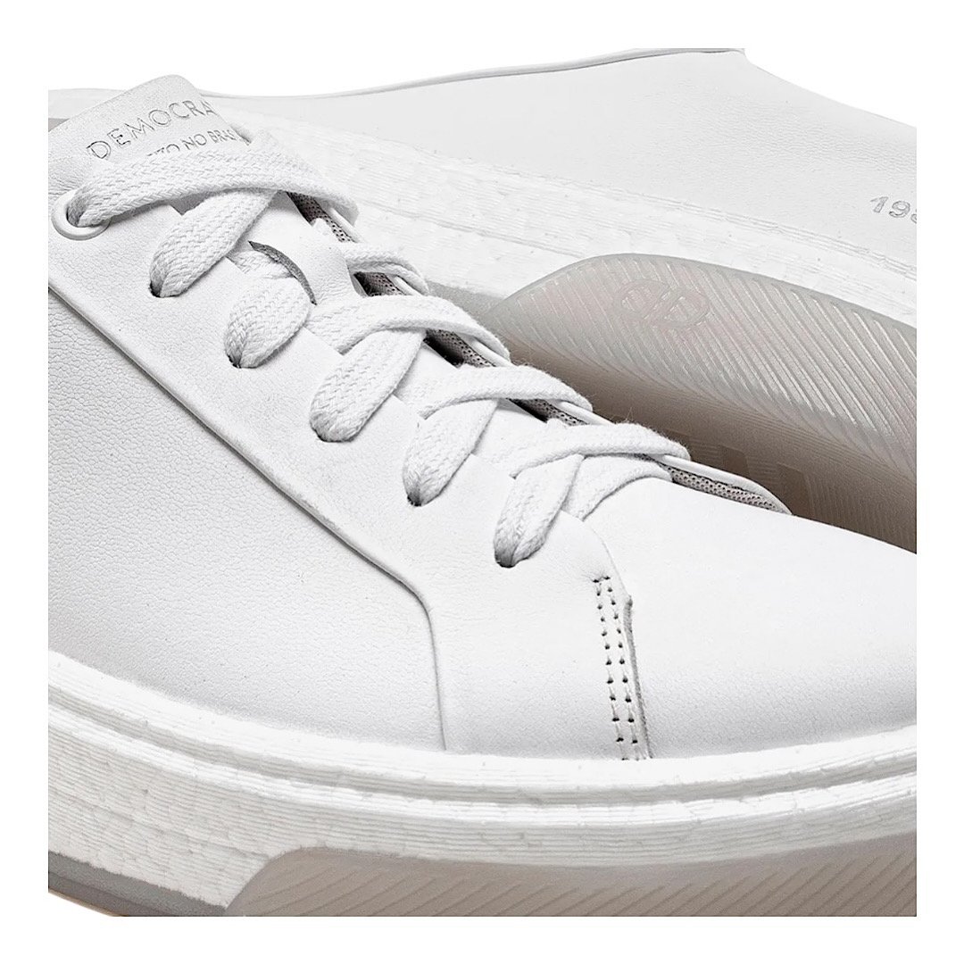 Tênis Democrata Denim Beat Pulse Masculino 623103 Branco Branco 4