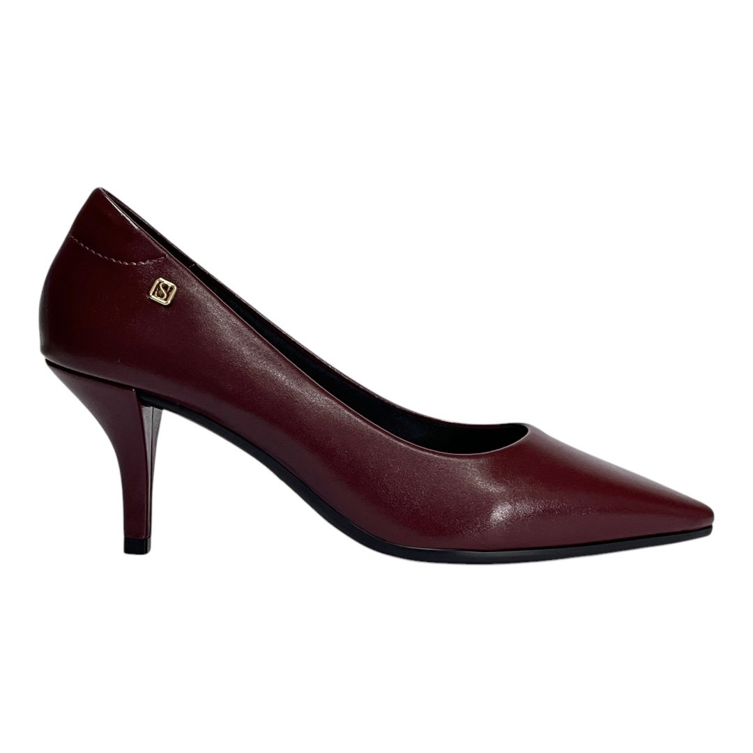 Sapato Santinelli Scarpin Salto Fino 1608-001 Marsala Marsala 2