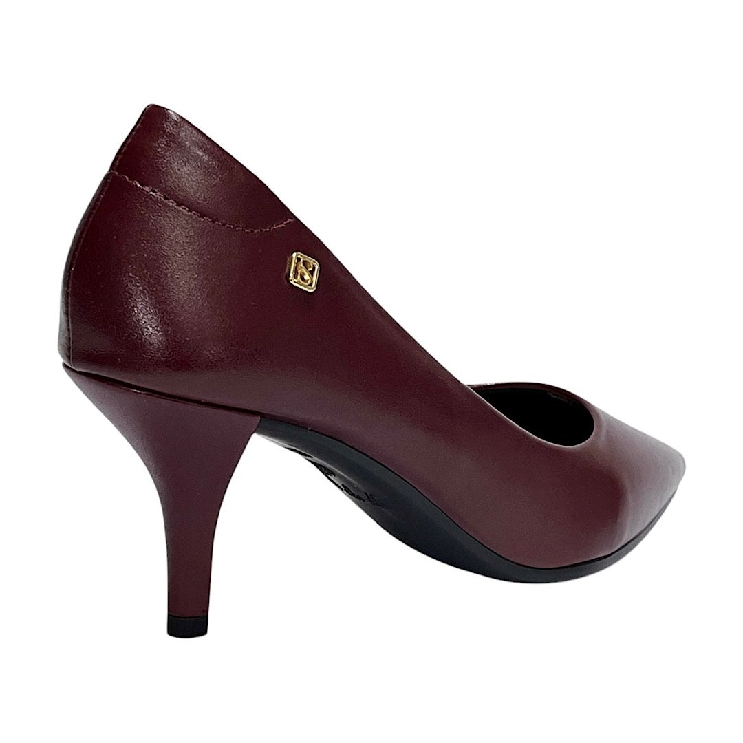 Sapato Santinelli Scarpin Salto Fino 1608-001 Marsala Marsala 5