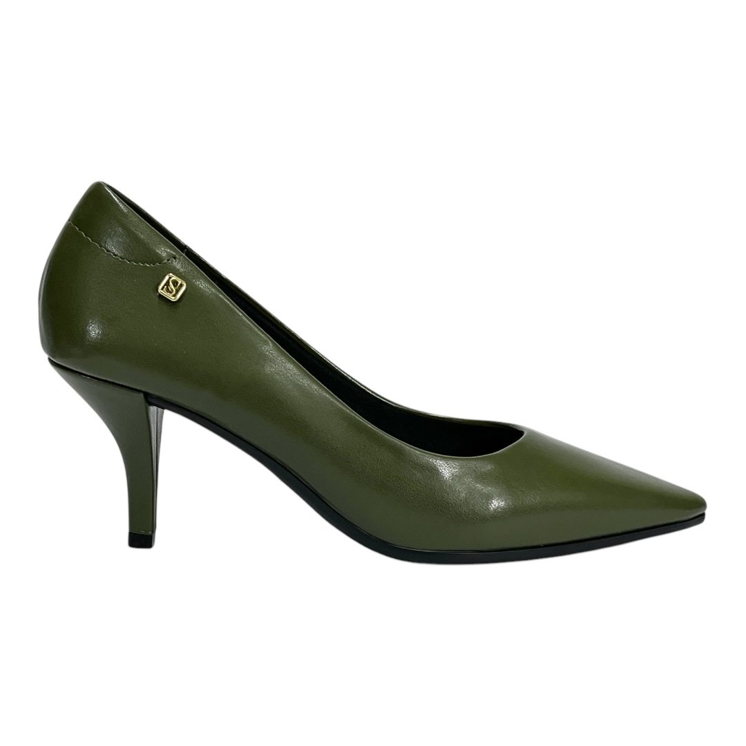 Sapato Santinelli Scarpin Salto Fino 1608-001 Verde Sonora Verde 2