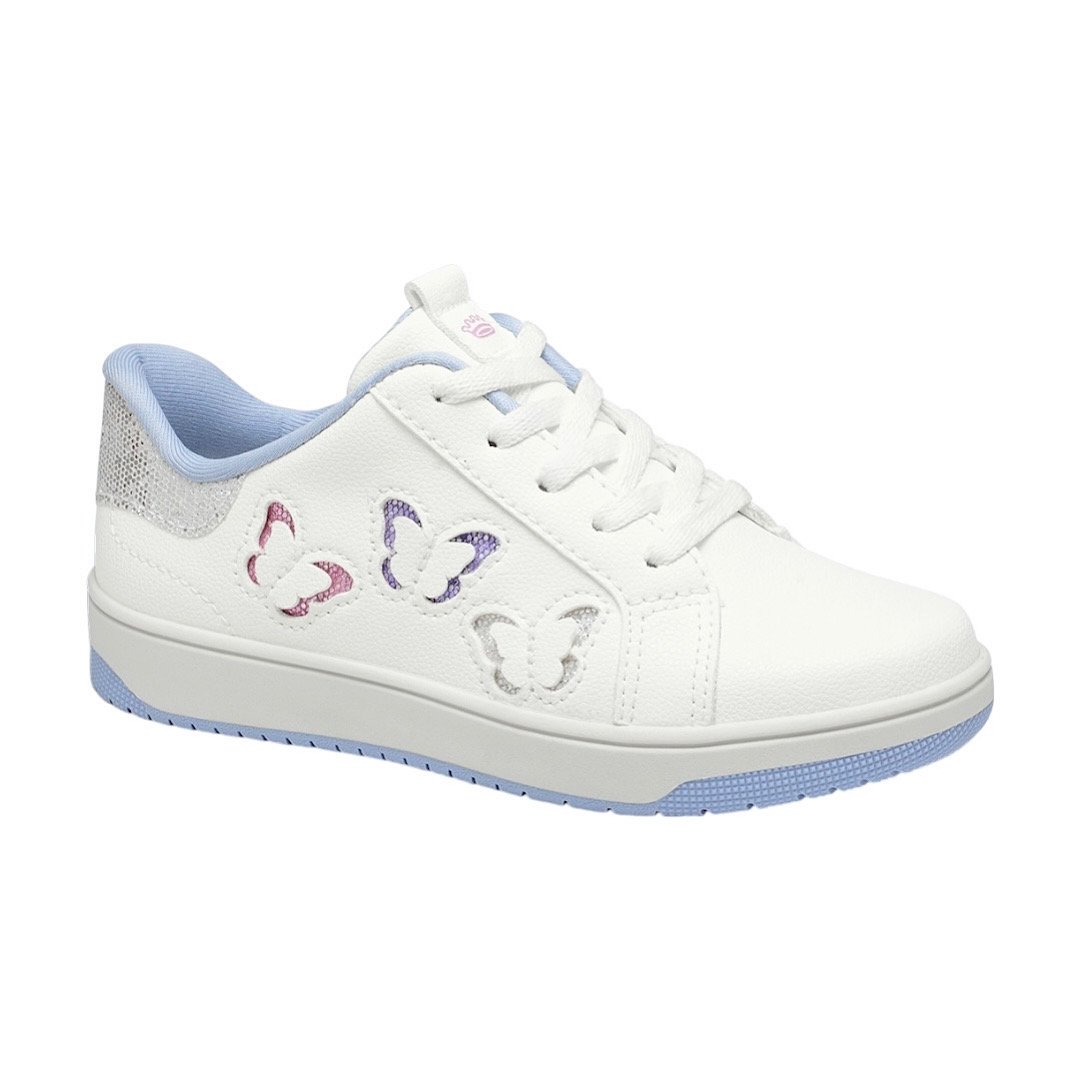 Tênis Pink Cats Casual Infantil V5421 Branco Branco 2