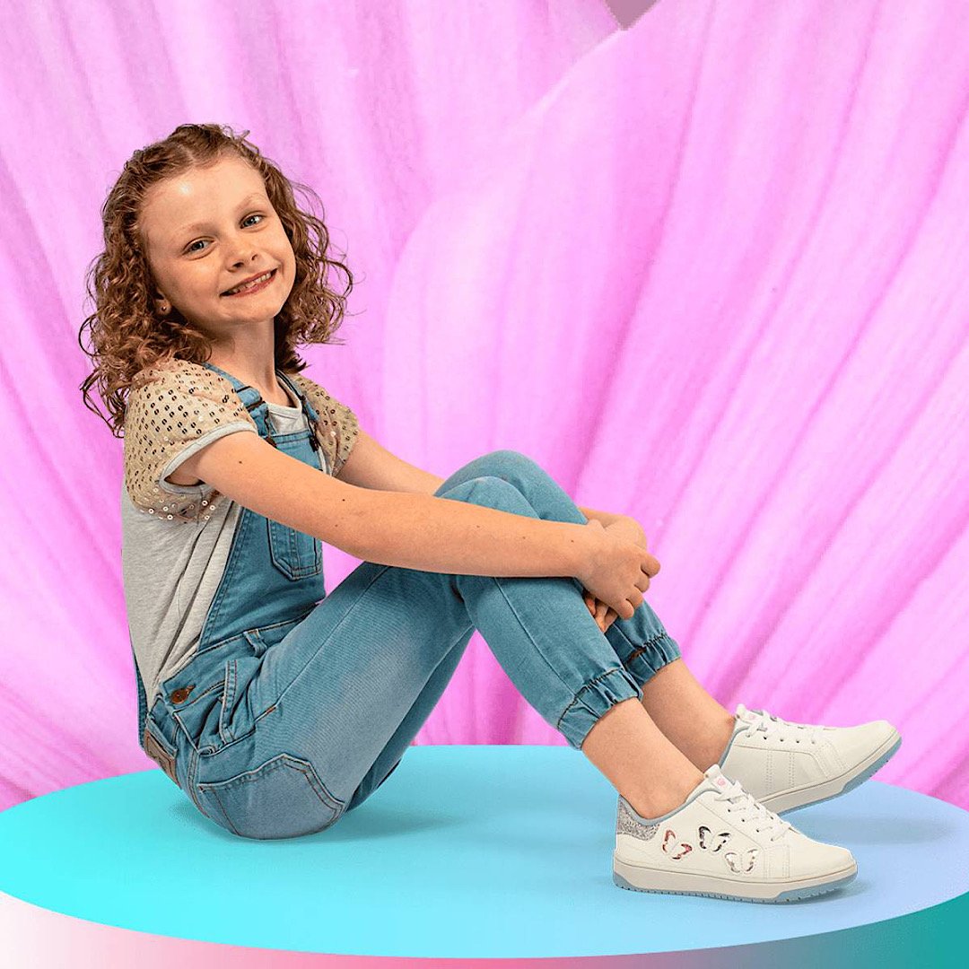 Tênis Pink Cats Casual Infantil V5421 Branco Branco 7