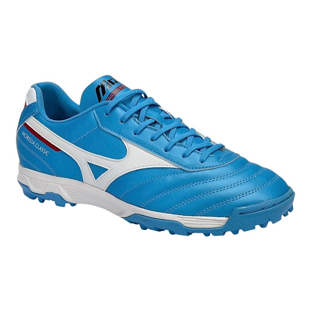 Chuteira Mizuno Society Morelia Classic AS Azul/Branco Azul 2