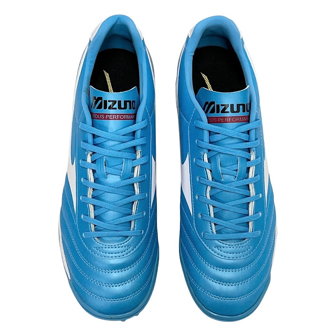 Chuteira Mizuno Society Morelia Classic AS Azul/Branco Azul 4