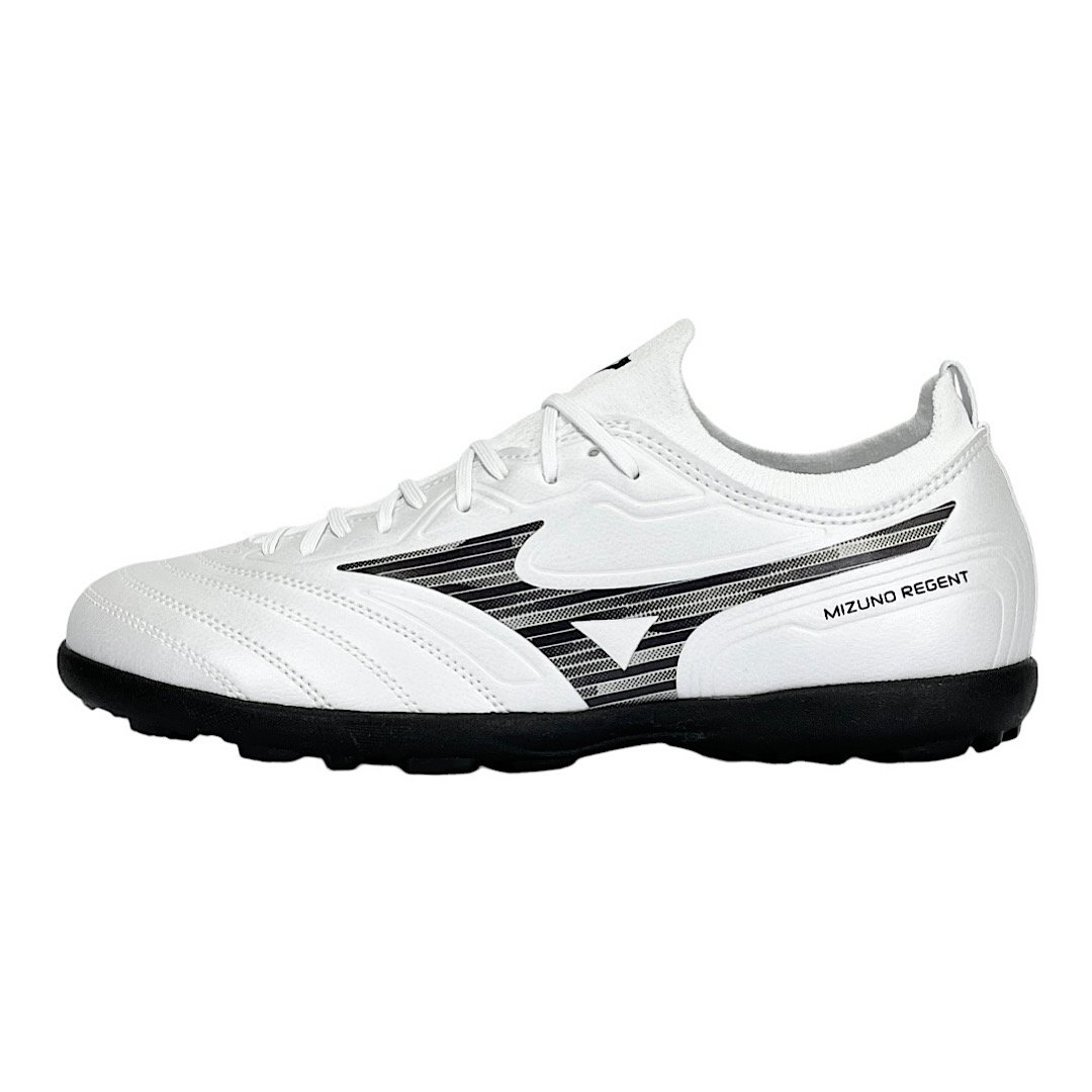 Chuteira Mizuno Society Regent AS 107155155 Branco/Preto Branco