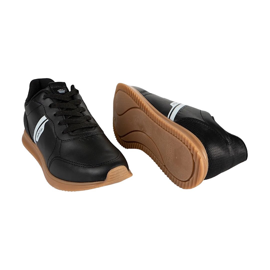 Tênis Pink Cats Jogging Infantil V5272 Preto Preto 5