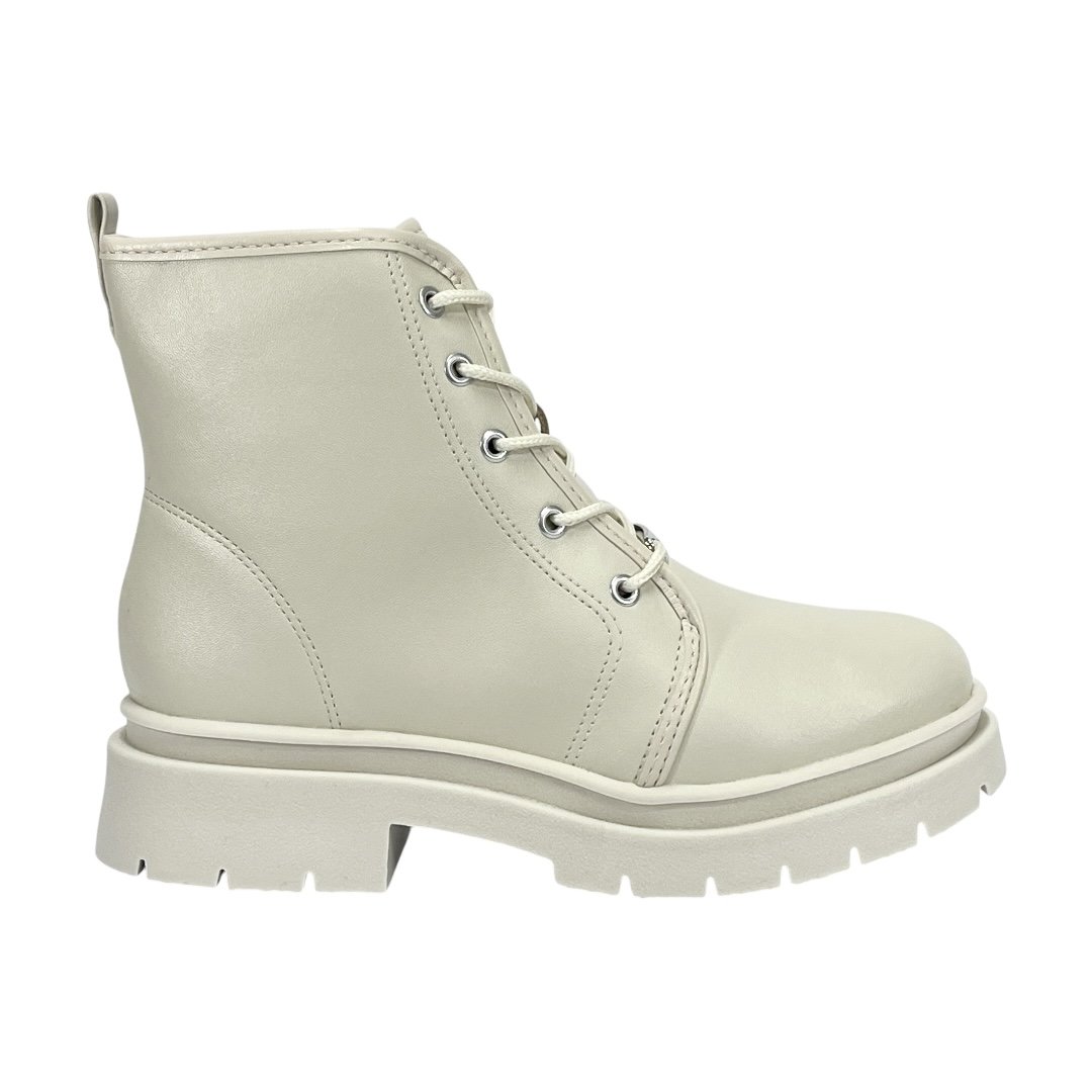 Bota Molekinha Coturno Infantil 2182.100 Off White Branco 2