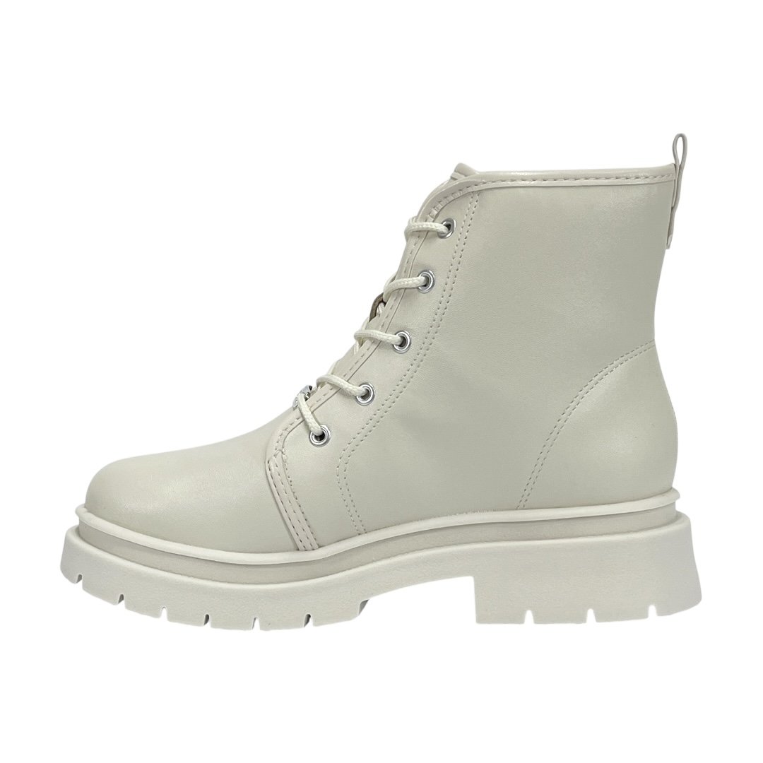 Bota Molekinha Coturno Infantil 2182.100 Off White Branco 3
