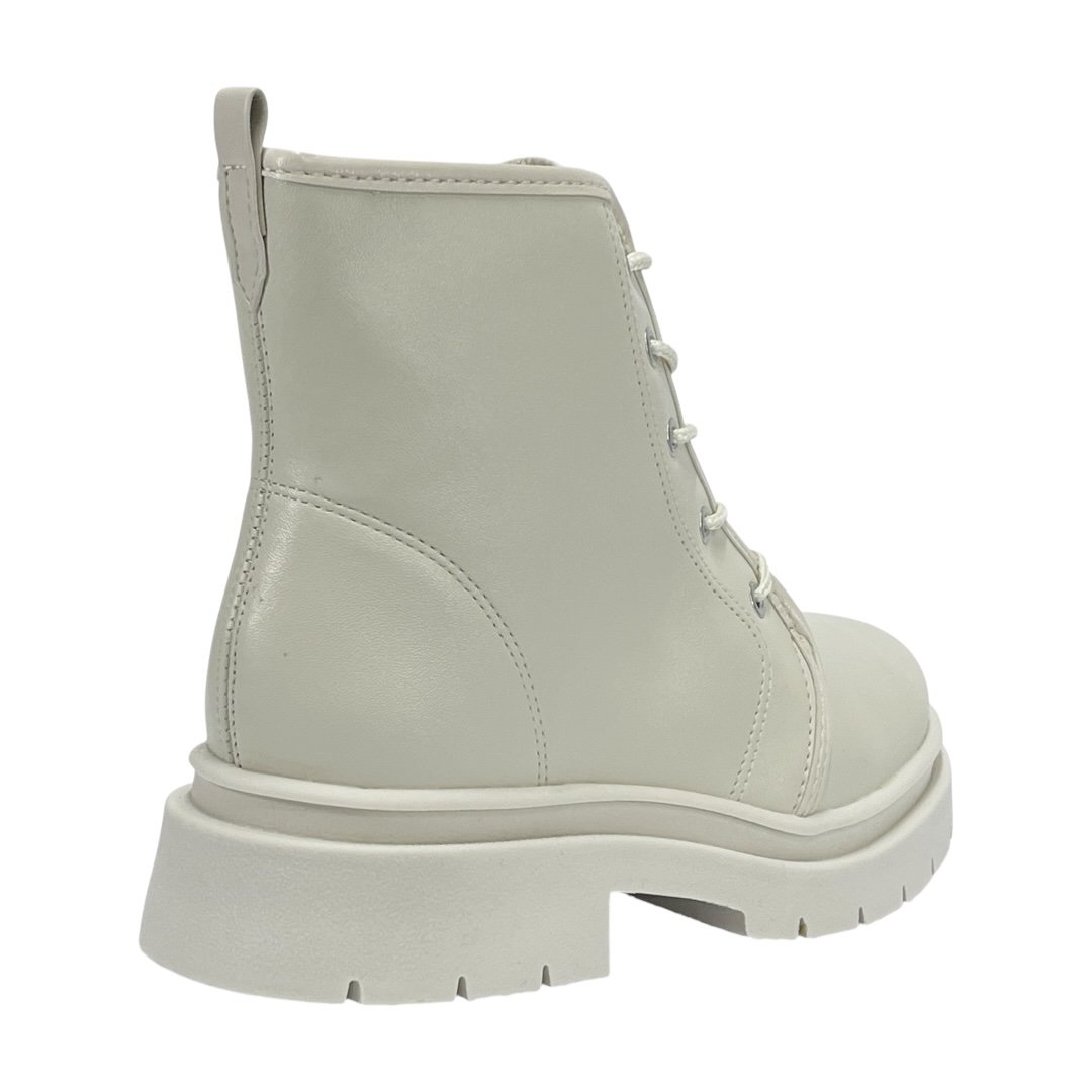 Bota Molekinha Coturno Infantil 2182.100 Off White Branco 5