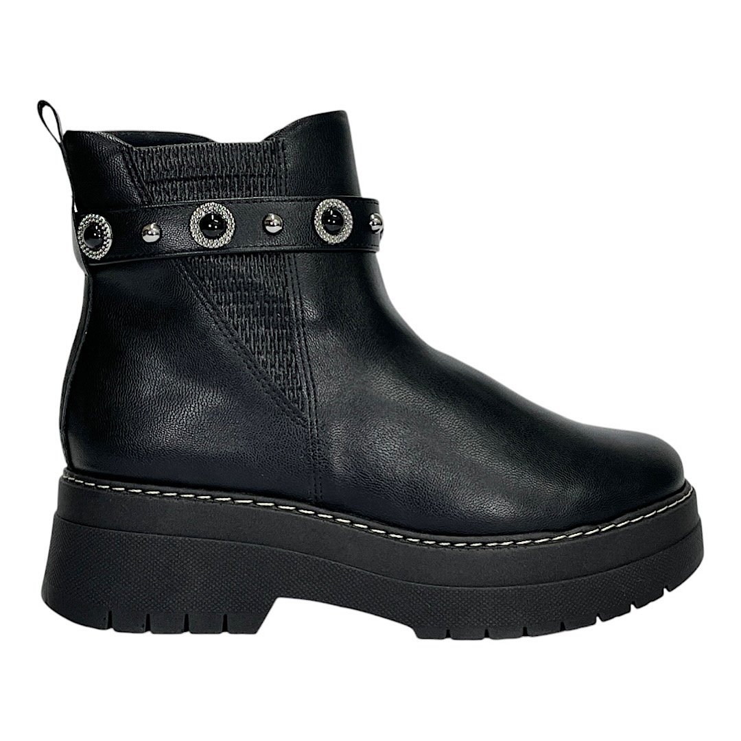 Bota Piccadilly Fabiana Plataforma 318009 Preto