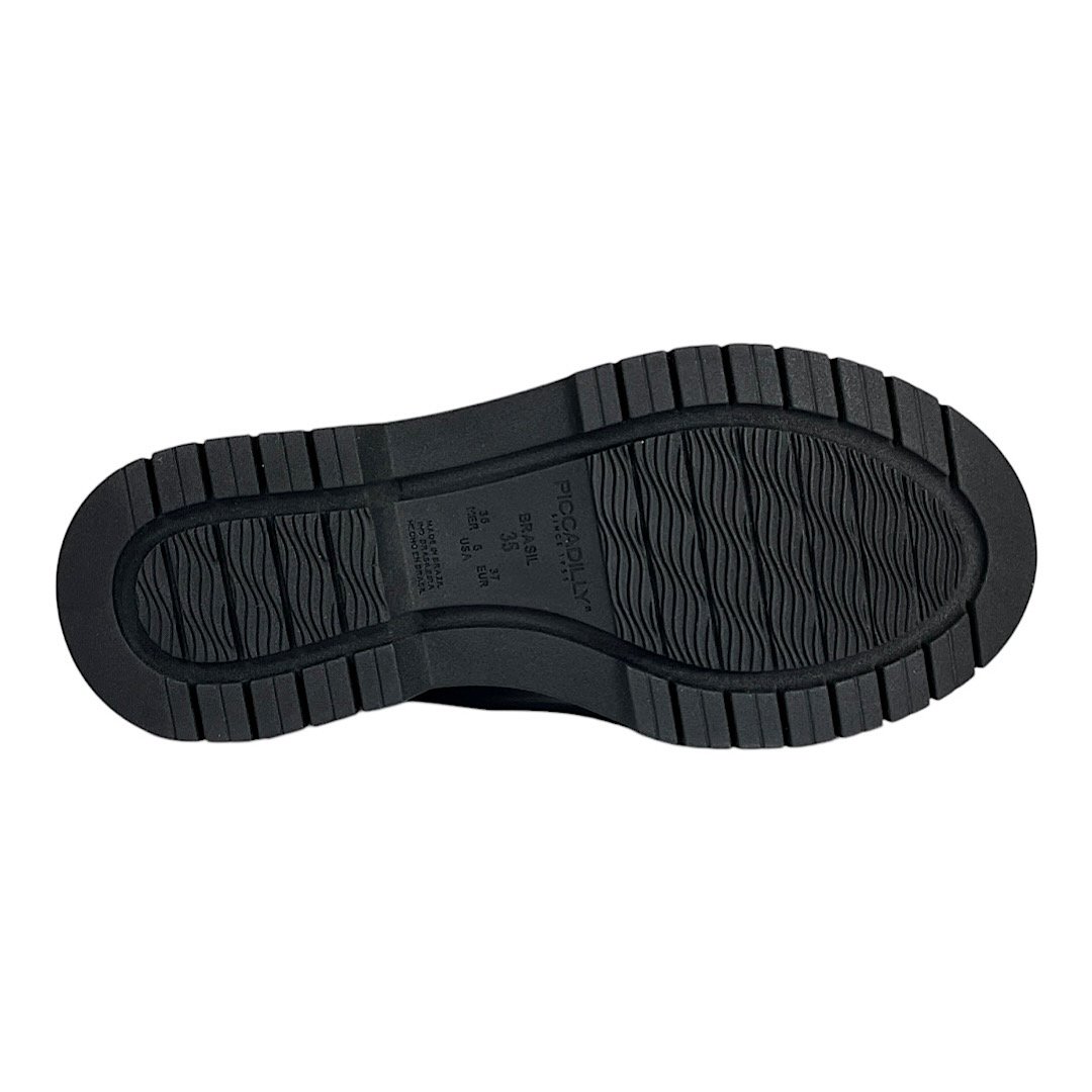 Bota Piccadilly Fabiana Plataforma 318009 Preto Preto 6