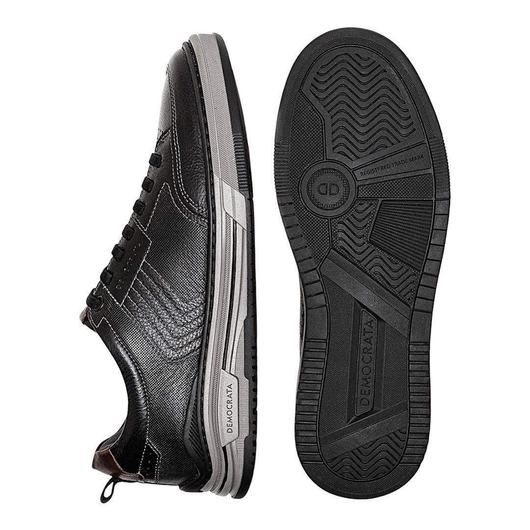 Sapatênis Democrata Denim Dylan 640101 Preto Preto 4