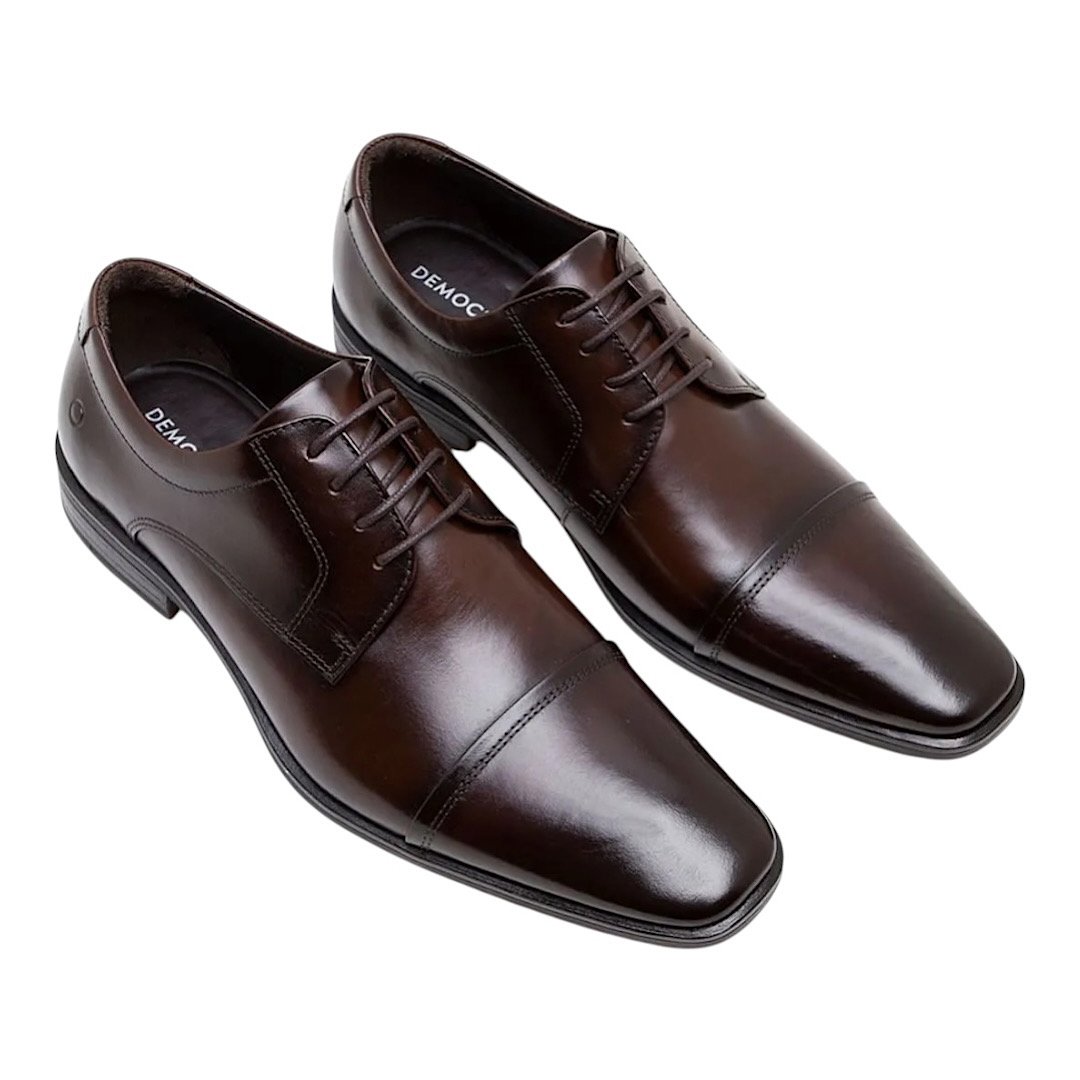 Sapato Democrata Metropolitan Vega 055201 Mahogany Mahogany 2