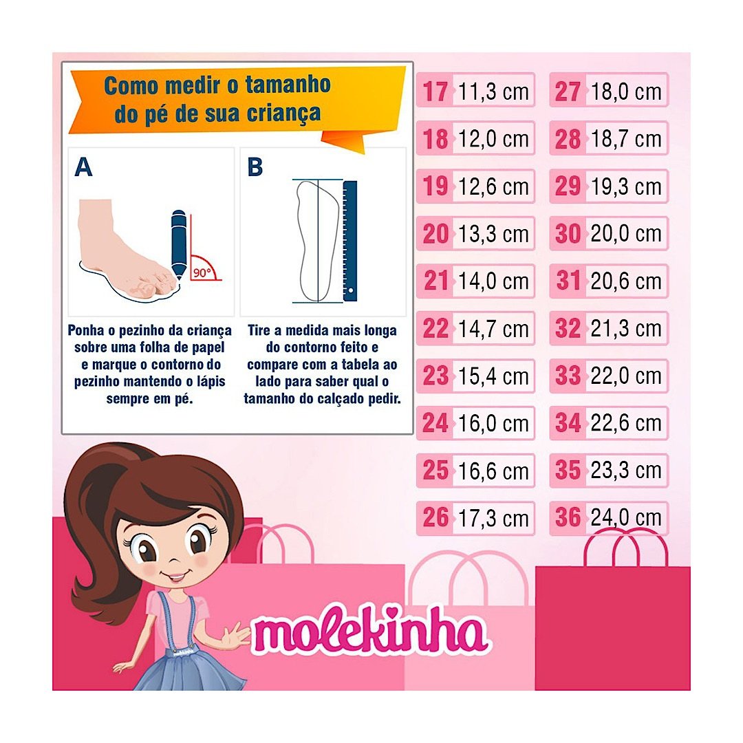 Tênis Molekinha Baby EVA 2738.101 Branco/Dourado Branco 7