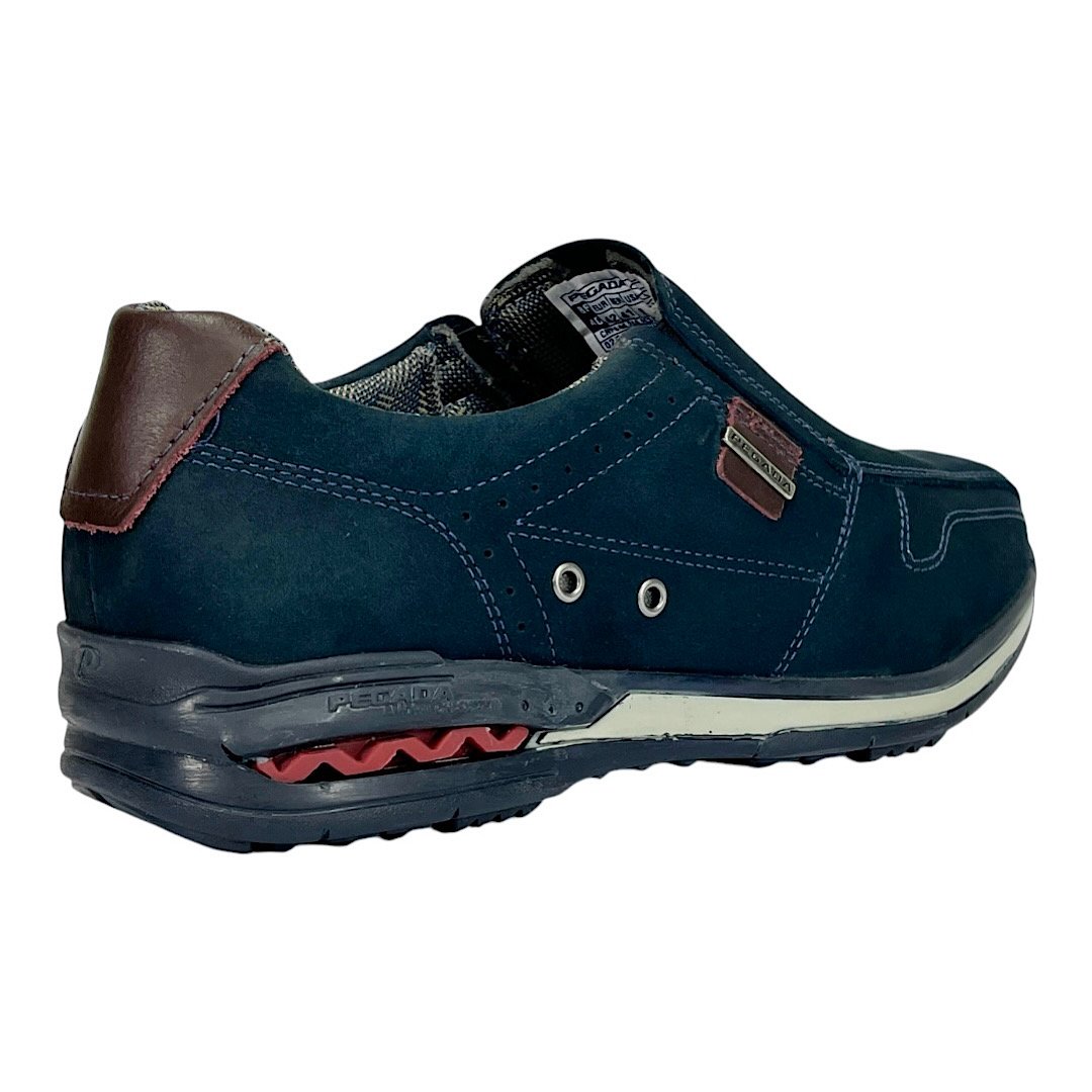 Sapatênis Pegada Gold Amortech Masculino 114863 Nobuck Marinho Azul 5