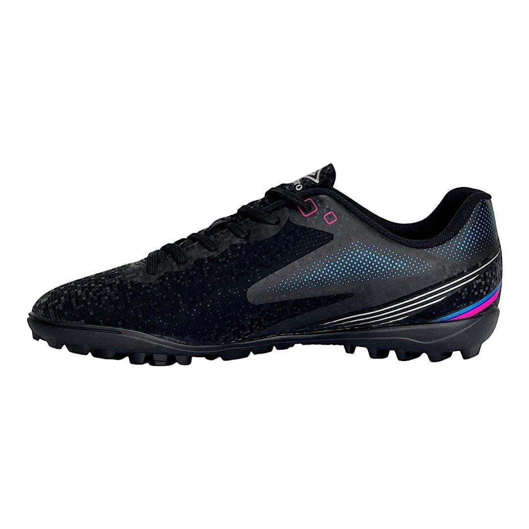 Chuteira Umbro Society Techo 2 U01FB00332 Preto/Cinza/Azul Preto 3