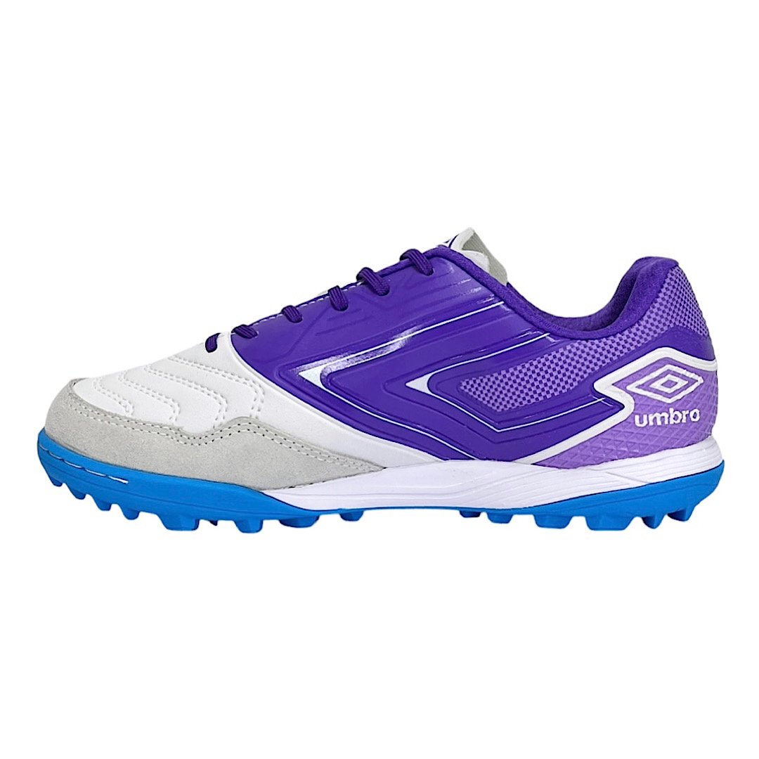 Chuteira Umbro Society Pro 5 Bump Club U01FB043 Branco/Púrpura Branco/Purpura 3