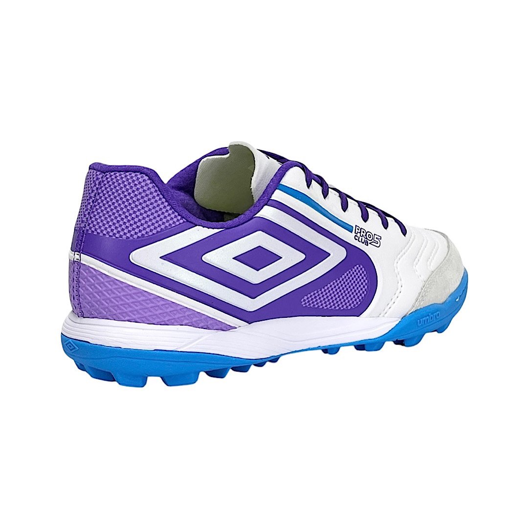 Chuteira Umbro Society Pro 5 Bump Club U01FB043 Branco/Púrpura Branco/Purpura 5