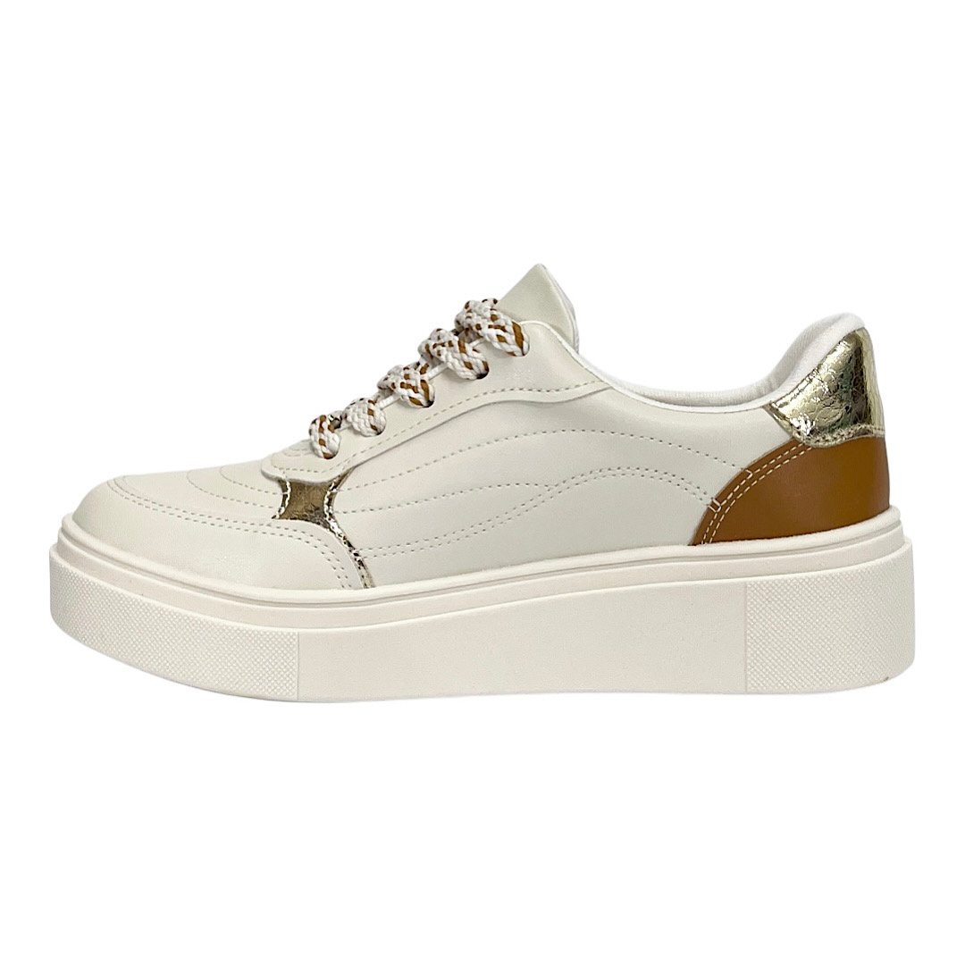 Tênis Vizzano Casual Plataforma 1339.340 Off White Branco 3