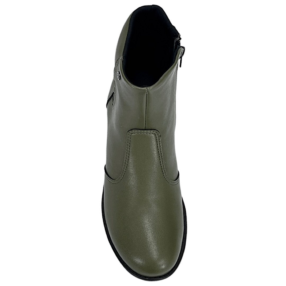 Bota Piccadilly Leci Cano Curto 653012 Verde Militar Verde 4