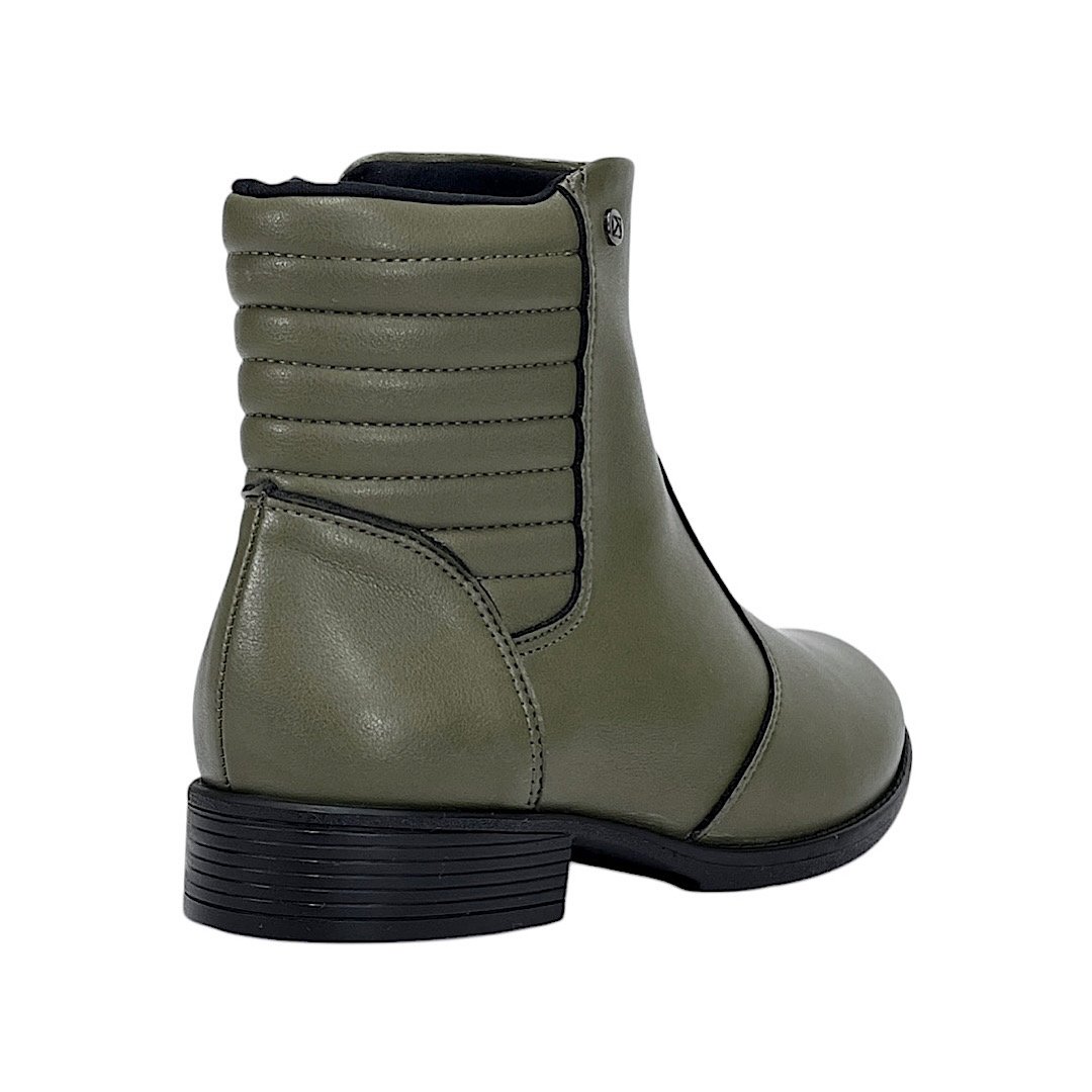 Bota Piccadilly Leci Cano Curto 653012 Verde Militar Verde 5