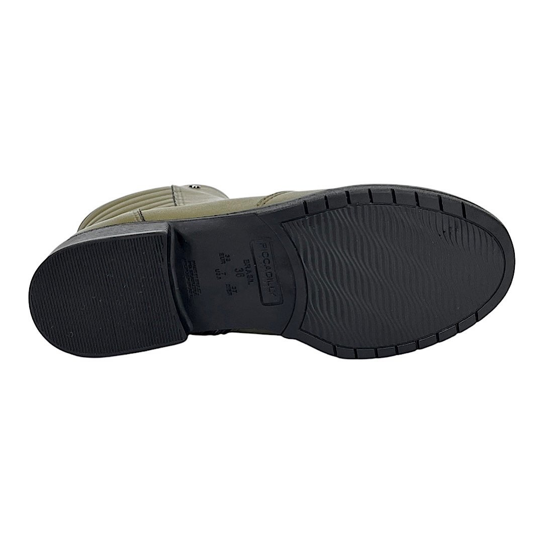 Bota Piccadilly Leci Cano Curto 653012 Verde Militar Verde 6