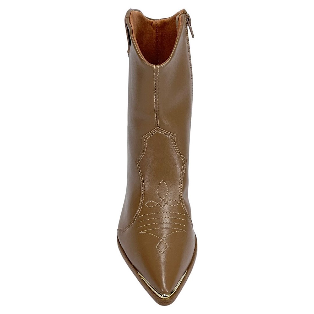 Bota Vizzano Country Western Feminina 3070.108 Taupe 4