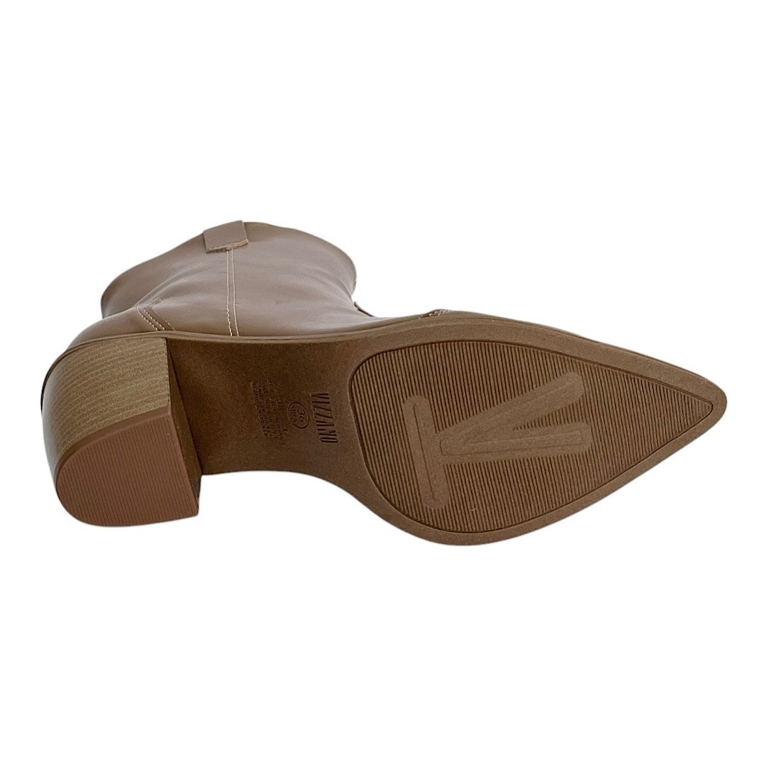 Bota Vizzano Country Western Feminina 3070.108 Taupe Taupe 6