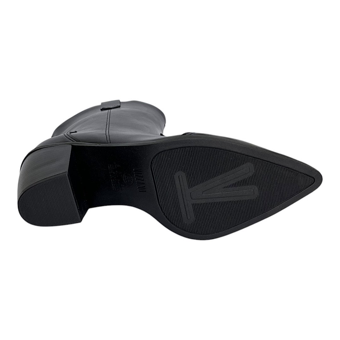 Bota Vizzano Country Western Feminina 3070.108 Preta Preto 6