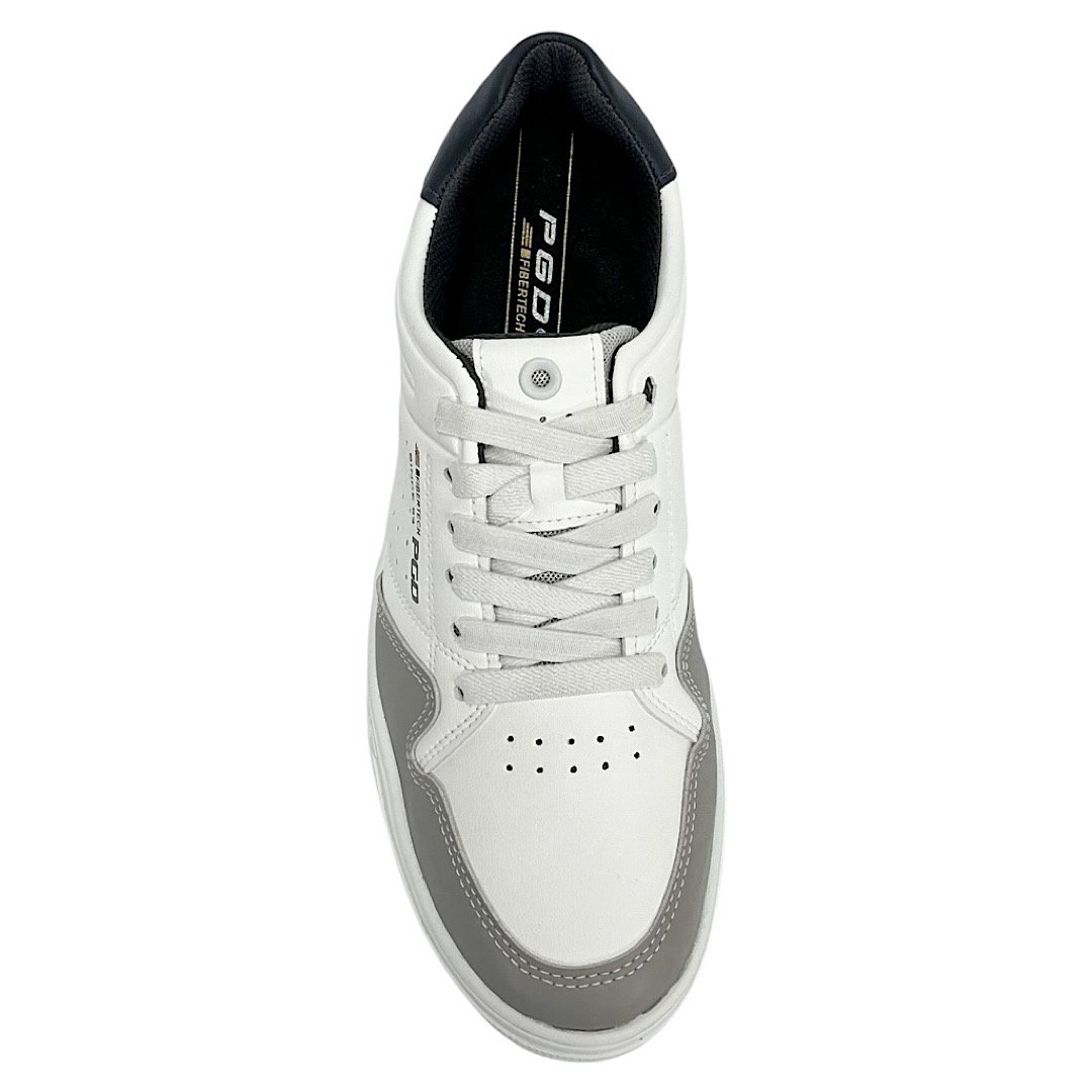 Sapatênis Pegada Casual Masculino 172502 Branco/Cinza Branco 4