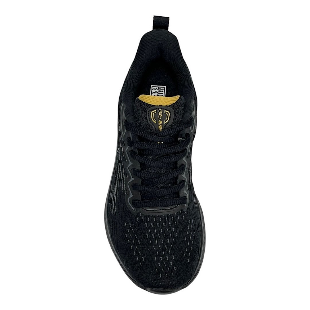 Tênis Olympikus Marte Infantil 43649393 Preto/Dourado Preto/Dourado 4