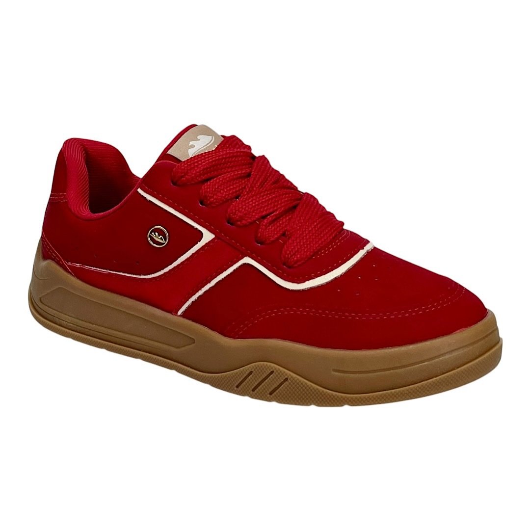 Tênis Dakota Casual Feminino D0122 Vermelho Vermelho 2