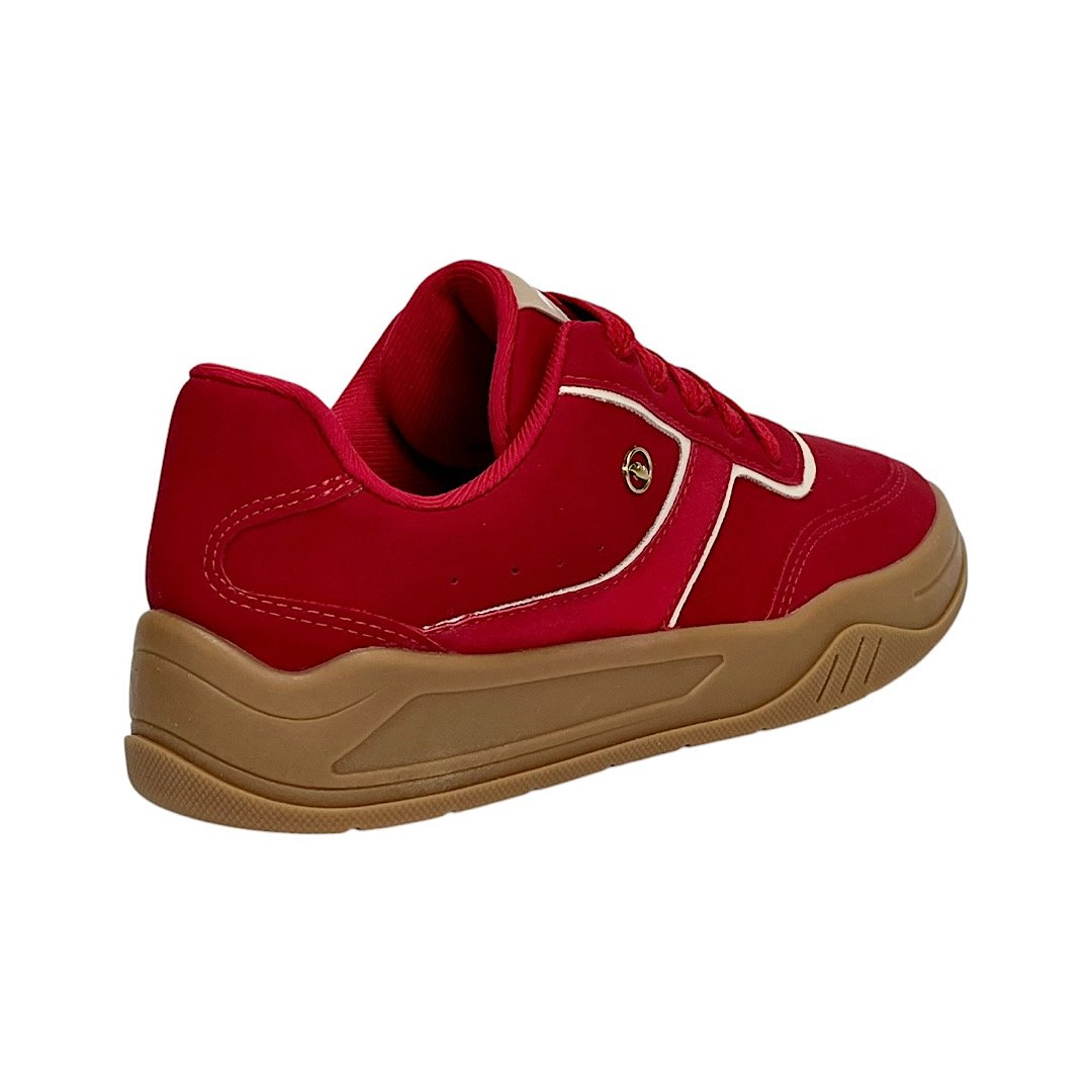 Tênis Dakota Casual Feminino D0122 Vermelho Vermelho 5