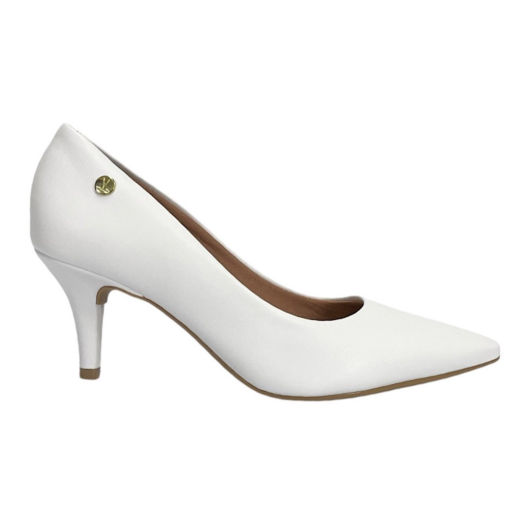 Sapato Vizzano Scarpin Salto Fino 1185.702 Branco Branco 2