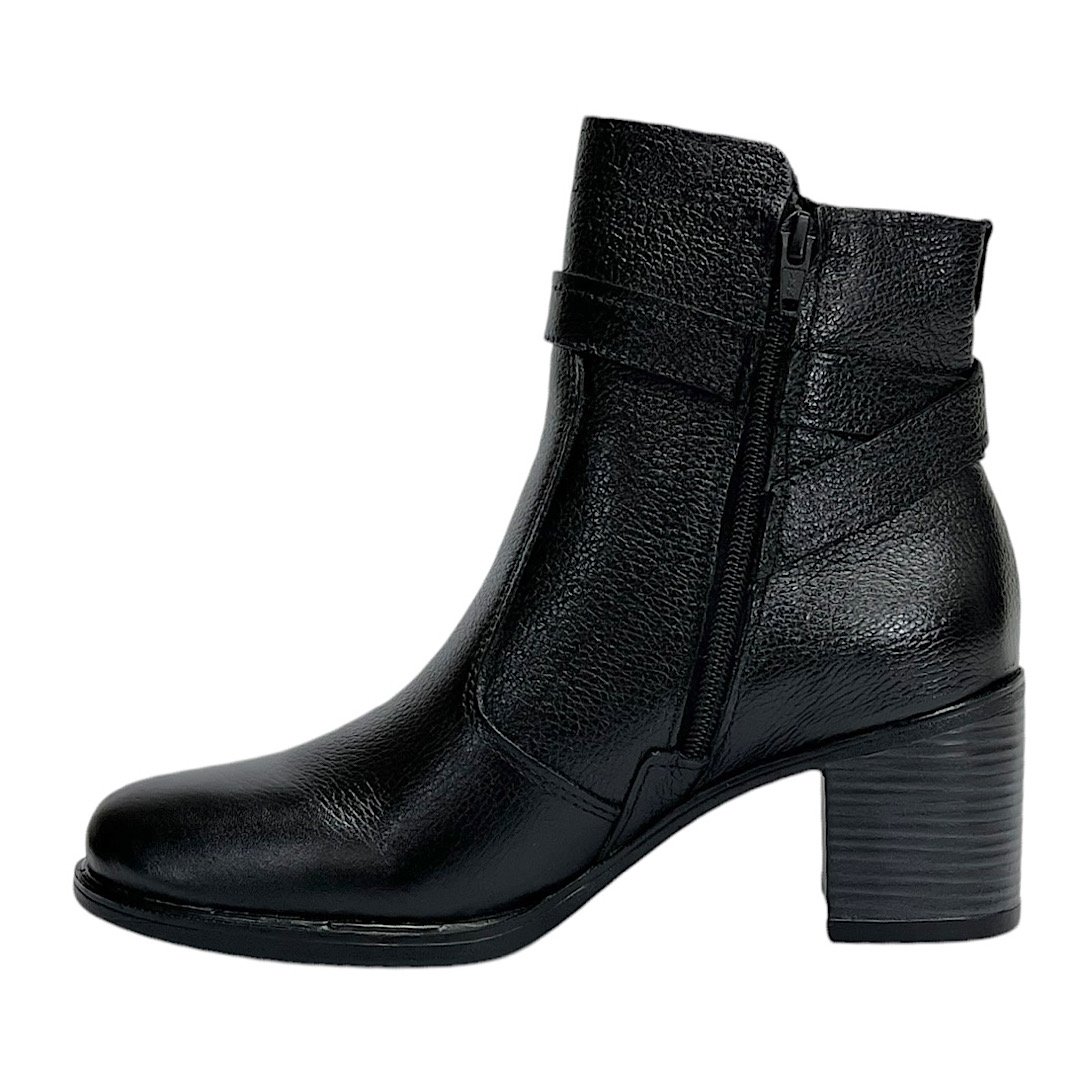 Bota Pegada Helena Soft Touch Couro 280401 Preta Preto 2