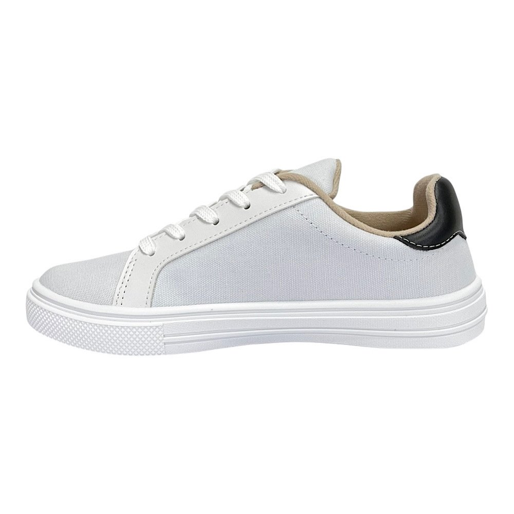 Tênis Moleca Feminino Casual Lona 5796.106 Branco Branco 3