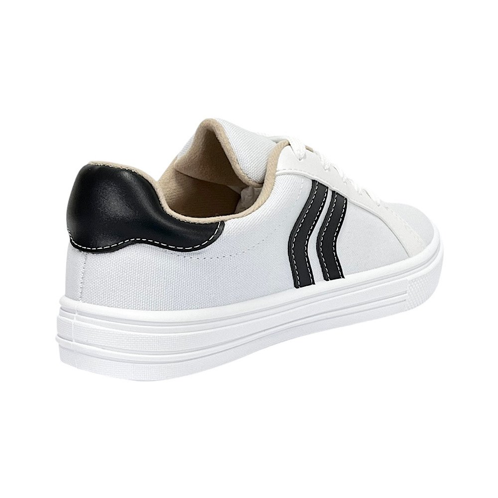 Tênis Moleca Feminino Casual Lona 5796.106 Branco Branco 5