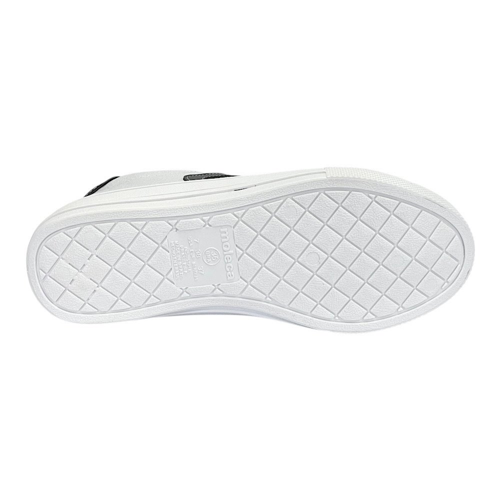 Tênis Moleca Feminino Casual Lona 5796.106 Branco Branco 6