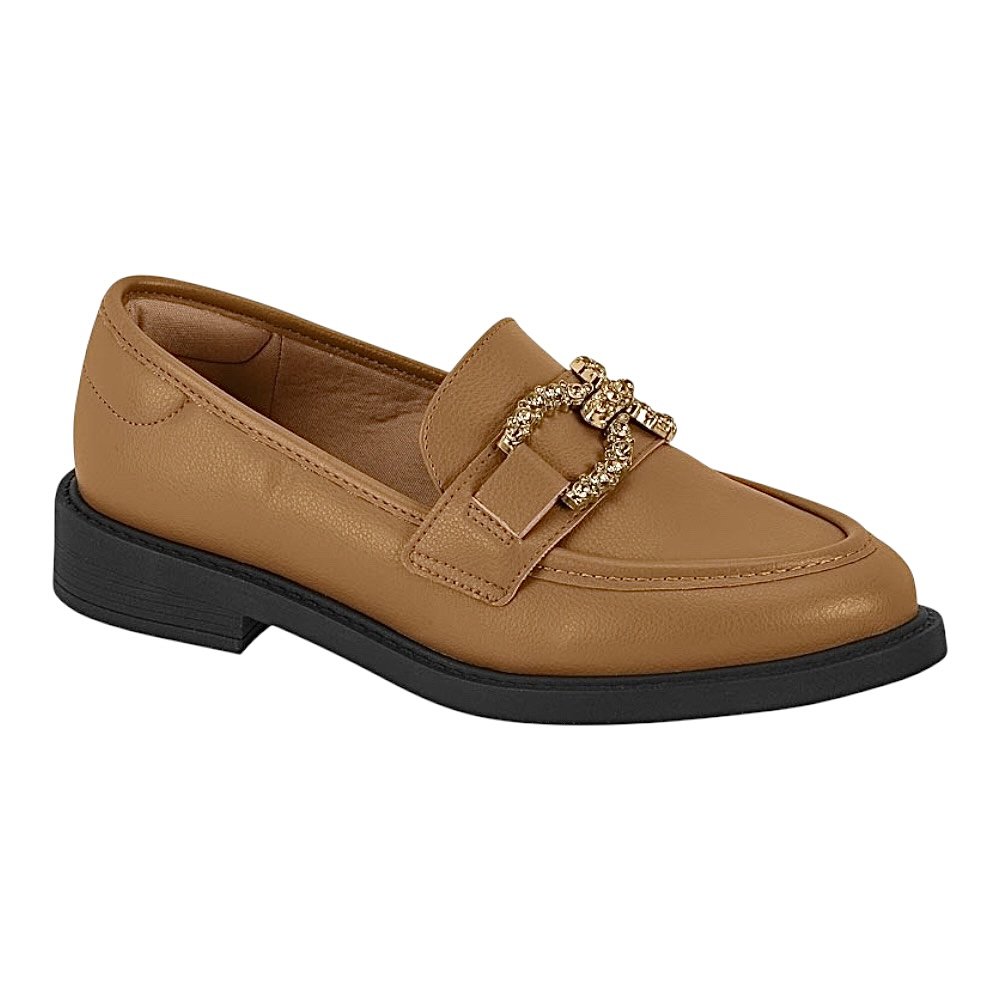 Sapato Vizzano Mocassim Feminino 1453.101 Camel