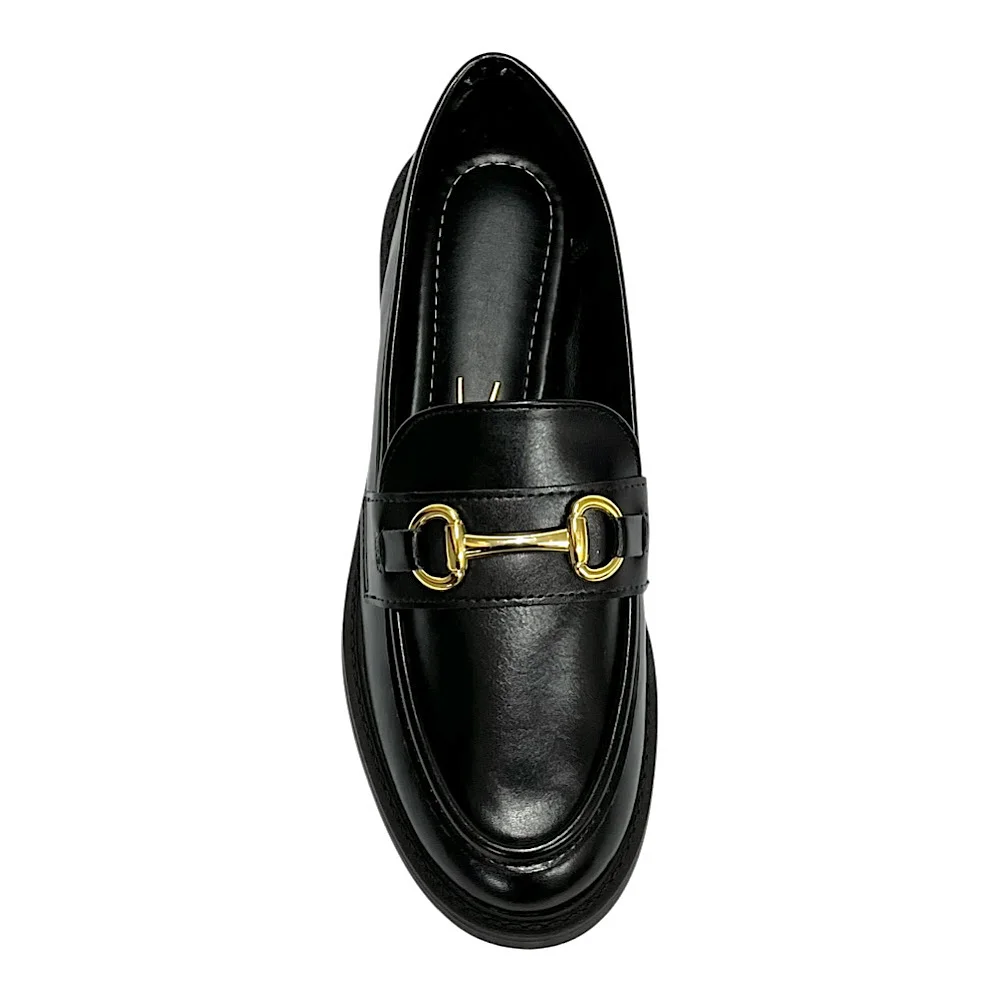 Sapato Vizzano Mocassim Feminino 1453.202 Preto Preto 4