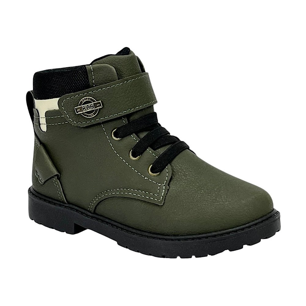 Bota Klin Rock Mini Infantil 175071 Verde Militar Verde Militar 1