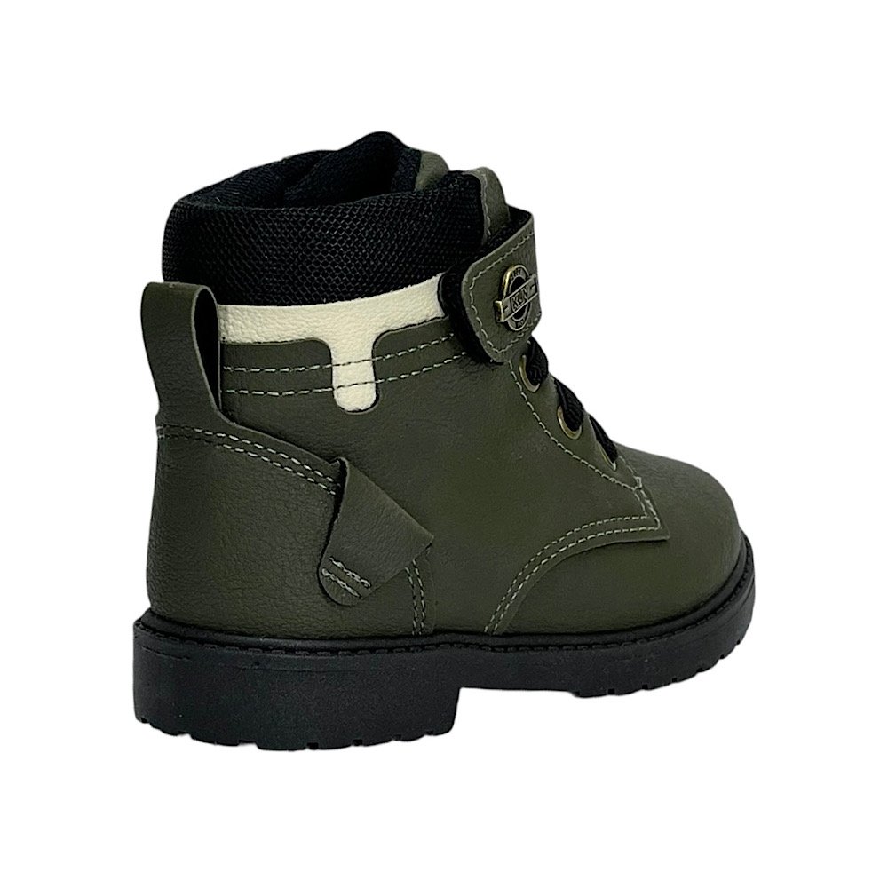 Bota Klin Rock Mini Infantil 175071 Verde Militar Verde Militar 5