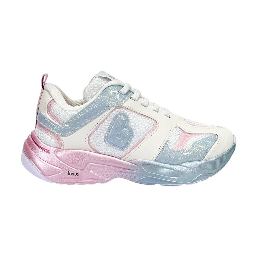 Tênis Bibi Infantil Feminino Pegasus 1224052 Branco/Colorido Branco 2