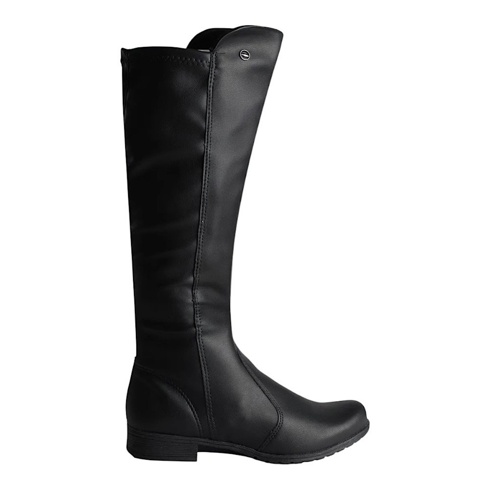 Bota Dakota Cano Longo Salto Baixo D0641 Preta Preto 2