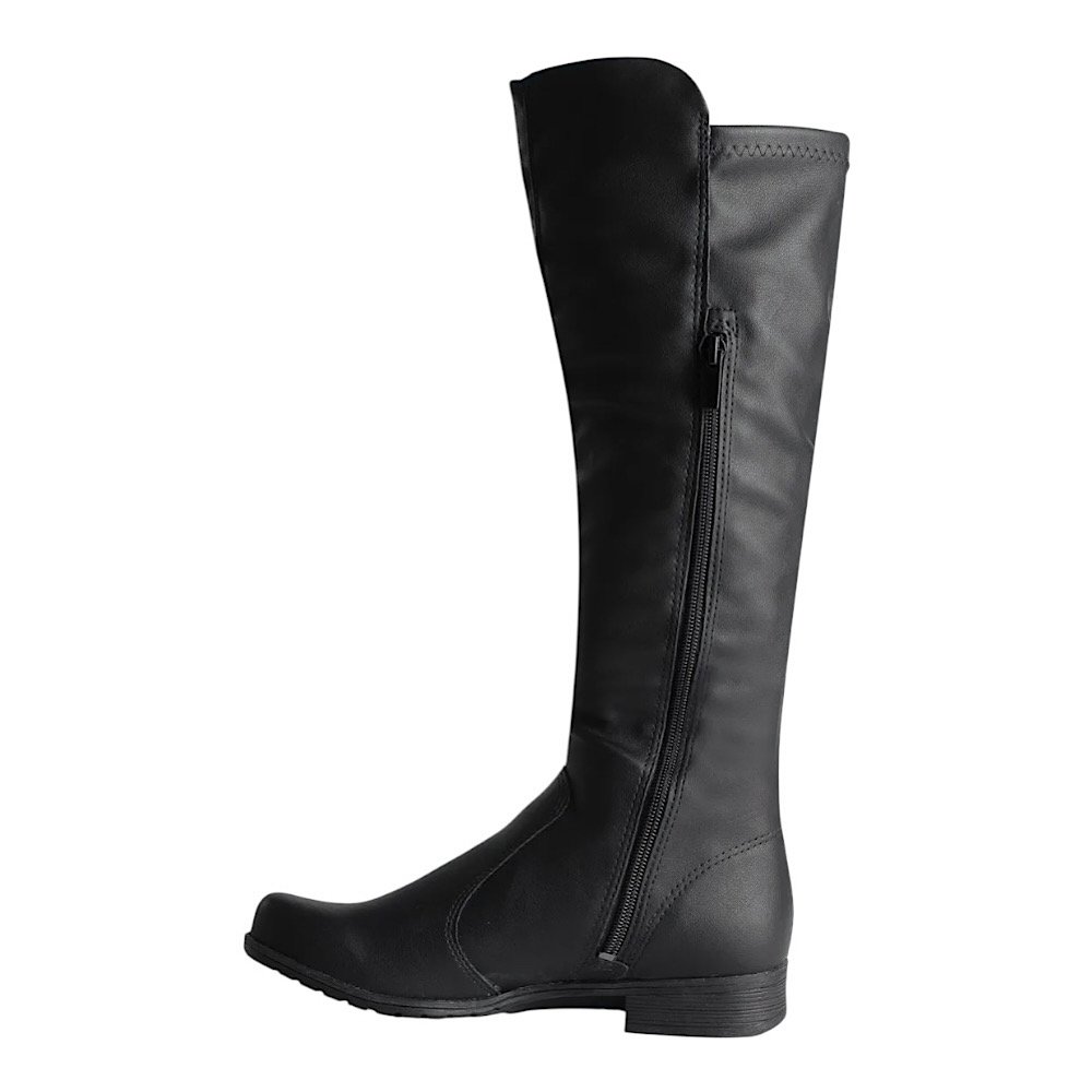 Bota Dakota Cano Longo Salto Baixo D0641 Preta Preto 3