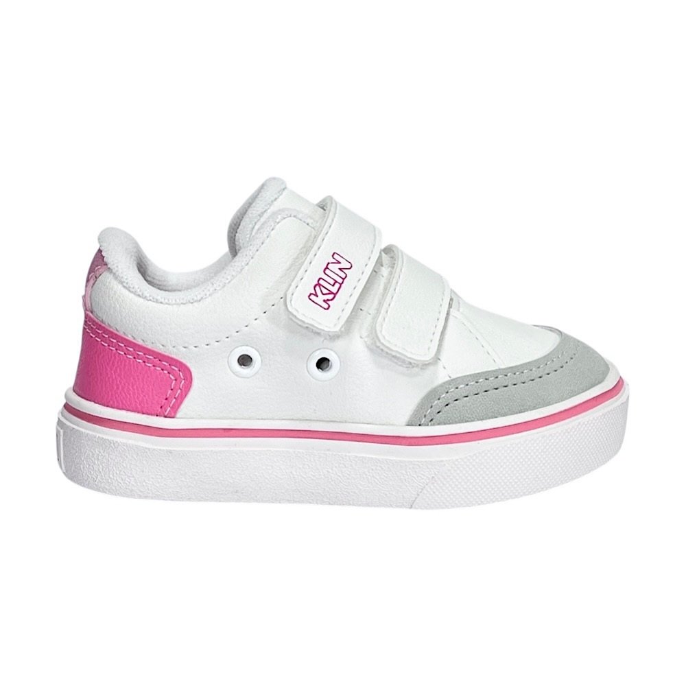 Tênis Klin Freestyle Baby 259044 Branco/Pink Branco/Pink 2