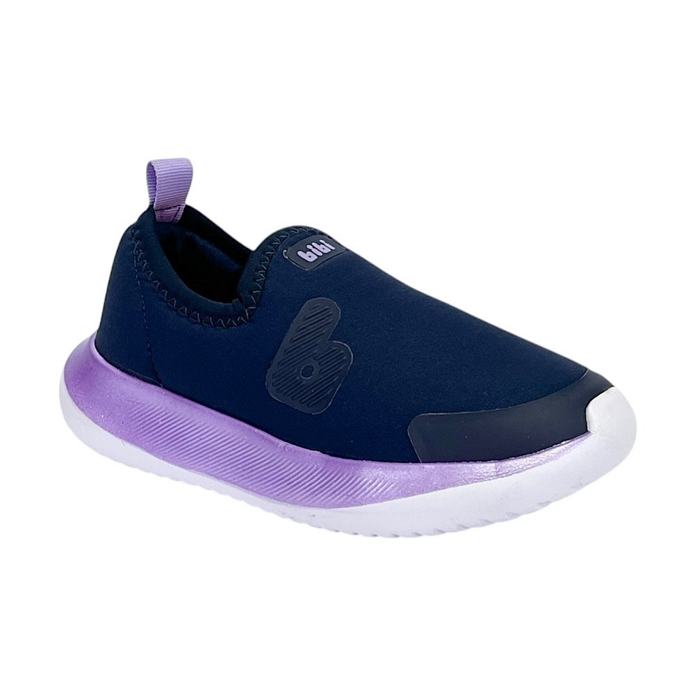 Tênis Bibi Flash Infantil 1232057 Marinho/Lilás
