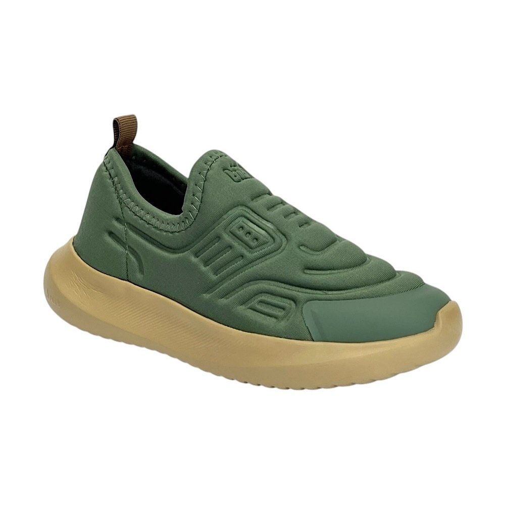 Tênis Bibi Flash Infantil 1232110 Verde Folha/Caramelo