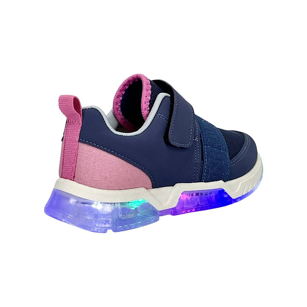 Tênis Klin Light Com LED 604062 Chumbo/Rosa Chumbo/Rosa 5
