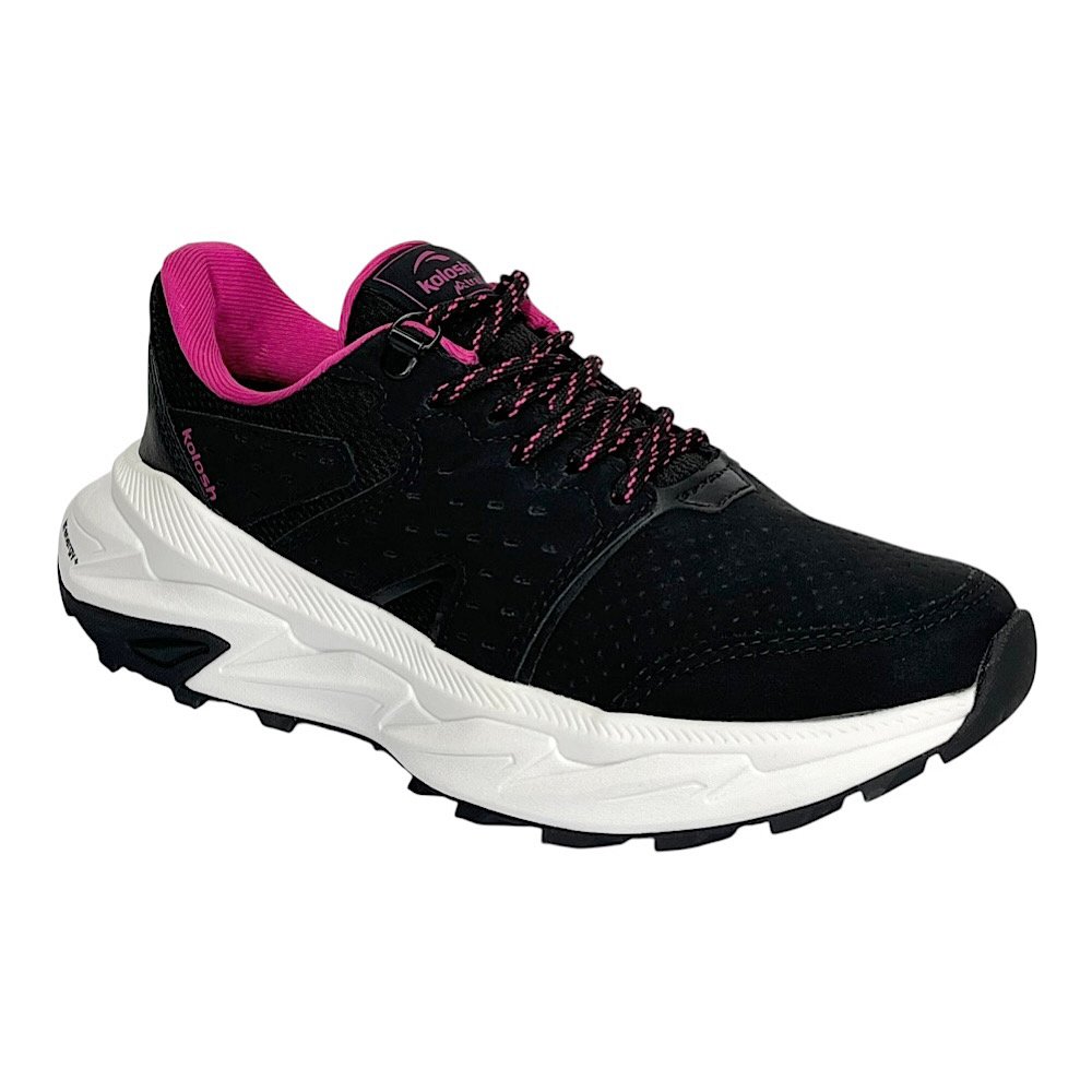 Tênis Kolosh Adventure Trail Feminino E0481 Preto/Rosa Preto 2